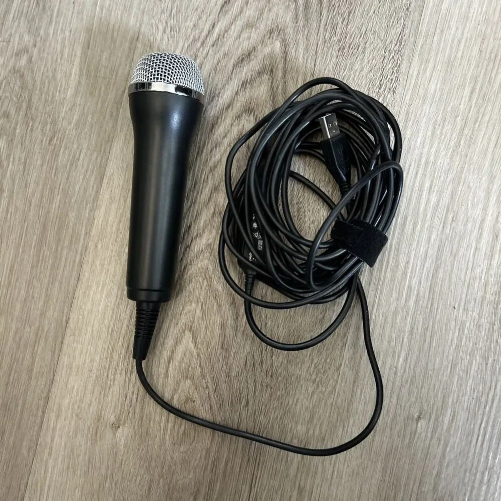 Rock Band Guitar Hero USB Microphone Set Of 3 Wii PS2 PS3 Xbox 360 Tested Works